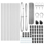 Fence Post Silver 25 x 0.6 m (25 x 25 mm mesh) Steel