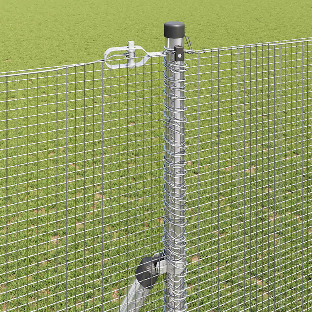 Fence Post Silver 25 x 1.5 m (12 x 12 mm mesh) Steel