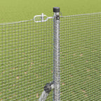 Fence Post Silver 25 x 1.5 m (12 x 12 mm mesh) Steel