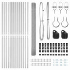 Fence Post Silver 25 x 1.6 m (12 x 12 mm mesh) Steel