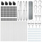 Fence Post Silver 50 x 0.6 m (25 x 25 mm mesh) Steel