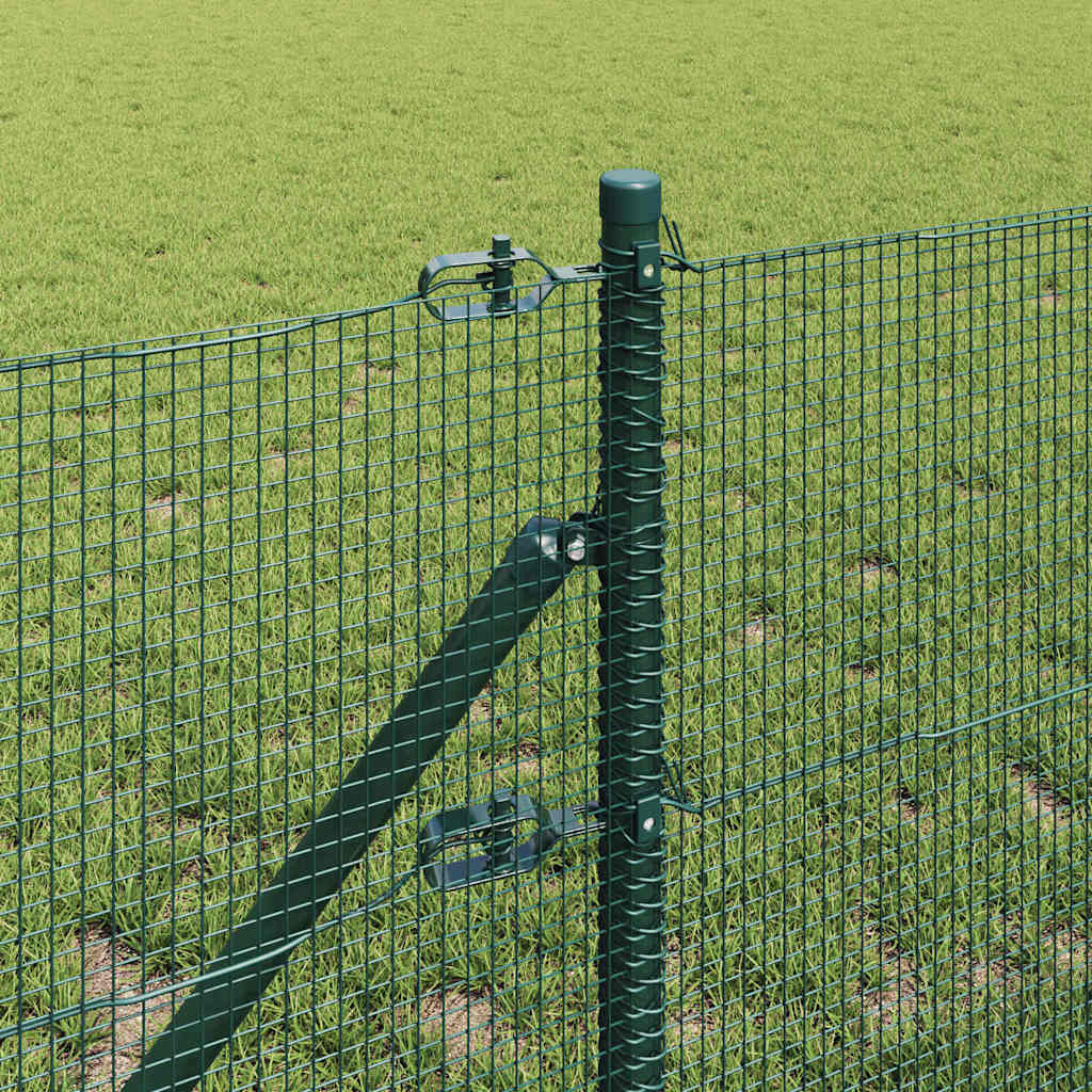 Fence Post Green 10 x 0.6 m (12 x 12 mm mesh) Steel and PVC
