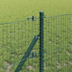 Fence Post Green 10 x 0.6 m (25 x 25 mm mesh) Steel and PVC