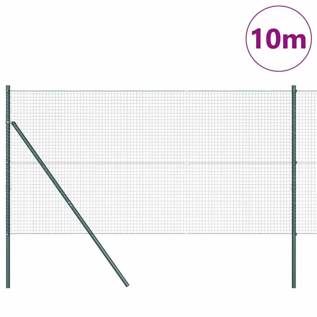 Fence Post Green 10 x 1 m (25 x 25 mm mesh) Steel