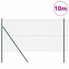 Fence Post Green 10 x 1.2 m (25 x 25 mm mesh) Steel and PVC