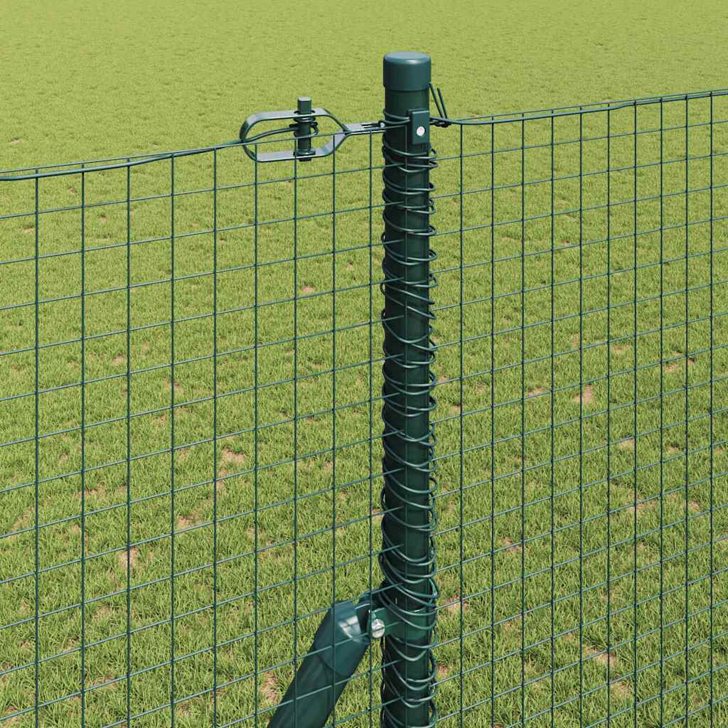 Fence Post Green 10 x 1.6 m (25 x 25 mm mesh) Steel and PVC