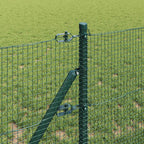 Fence Post Green 25 x 0.4 m (16 x 16 mm mesh) Steel and PVC