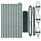 Fence Post Green 25 x 0.6 m (16 x 16 mm mesh) Steel and PVC