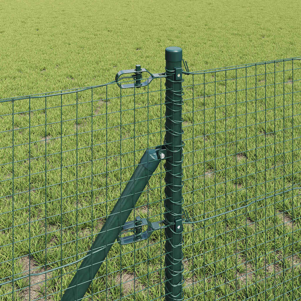 Fence Post Green 25 x 0.8 m (25 x 25 mm mesh) Steel and PVC