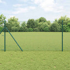 Fence Post Green 25 x 1.2 m (19 x 19 mm mesh) Steel and PVC