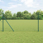 Fence Post Green 25 x 1.2 m (25 x 25 mm mesh) Steel and PVC