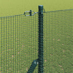 Fence Post Green 25 x 1.6 m (12 x 12 mm mesh) Steel and PVC