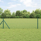 Fence Post Green 50 x 0.5 m (19 x 19 mm mesh) Steel and PVC
