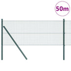 Fence Post Green 50 x 0.6 m (16 x 16 mm mesh) Steel and PVC