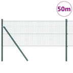 Fence Post Green 50 x 0.6 m (25 x 25 mm mesh) Steel and PVC