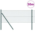 Fence Post Green 50 x 0.8 m (19 x 19 mm mesh) Steel and PVC