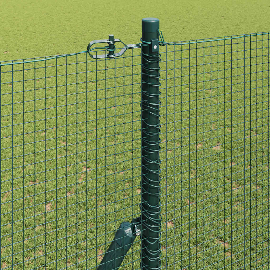 Fence Post Green 50 x 1.5 m (16 x 16 mm mesh) Steel and PVC
