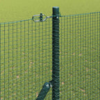 Fence Post Green 50 x 1.5 m (16 x 16 mm mesh) Steel and PVC