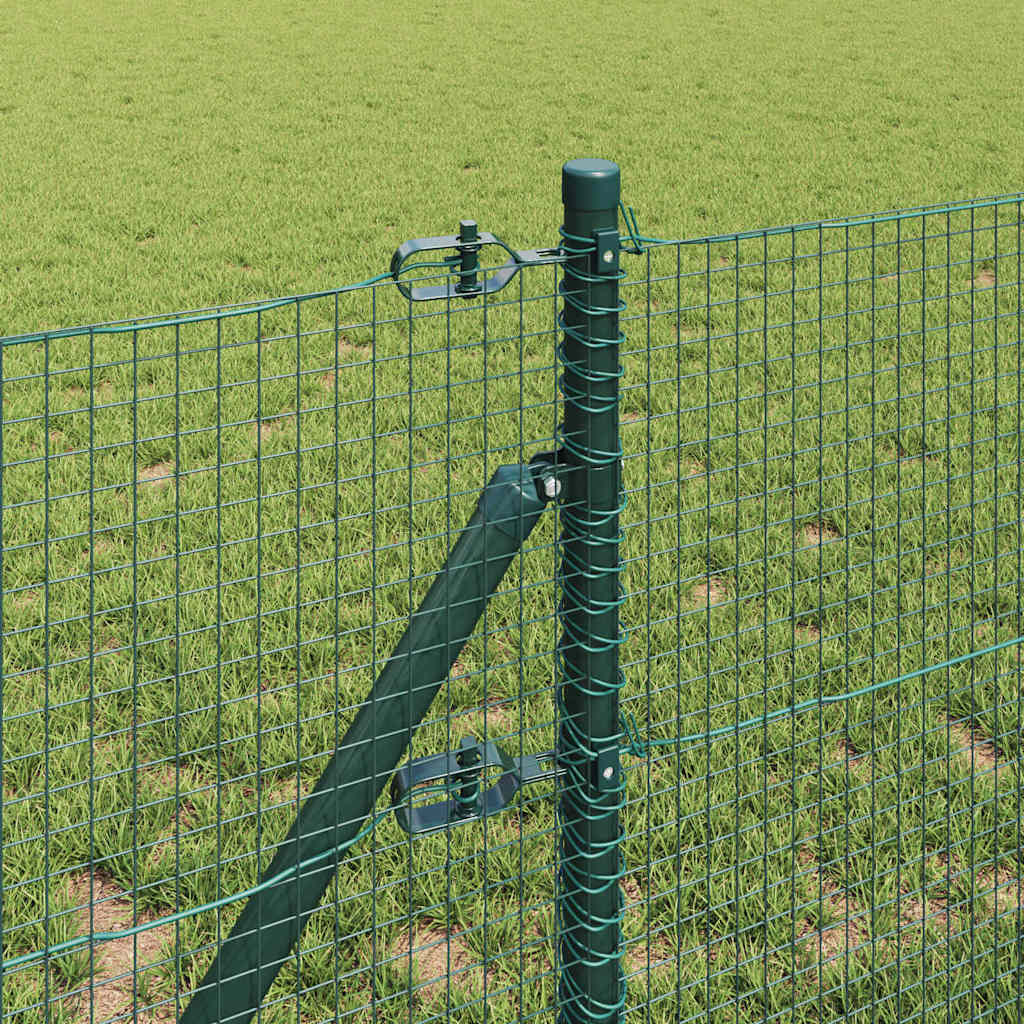 Fence Post Green 100 x 0.4 m (19 x 19 mm mesh) Steel and PVC