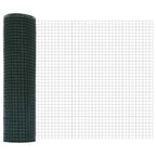 Fence Post Green 100 x 0.4 m (25 x 25 mm mesh) Steel and PVC