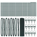 Fence Post Green 100 x 0.5 m (25 x 25 mm mesh) Steel and PVC