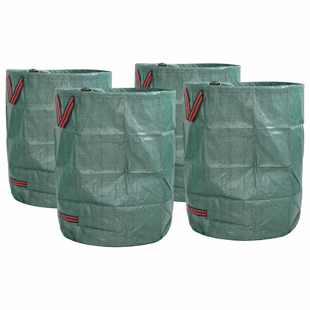Garden Waste Bags 4 pcs Green 66 x 66 x 83.5 cm Polypropylene