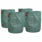 Garden Waste Bags 4 pcs Green 66 x 66 x 83.5 cm Polypropylene