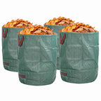 Garden Waste Bags 4 pcs Green 66 x 66 x 83.5 cm Polypropylene