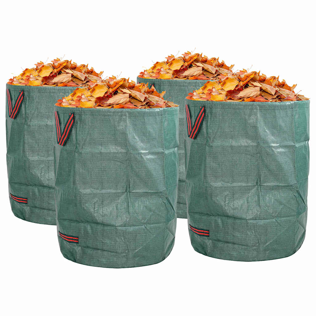 Garden Waste Bags 4 pcs Green 66 x 66 x 83.5 cm Polypropylene