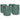 Garden Waste Bags 4 pcs Green 79 x 79 x 99.5 cm Polypropylene