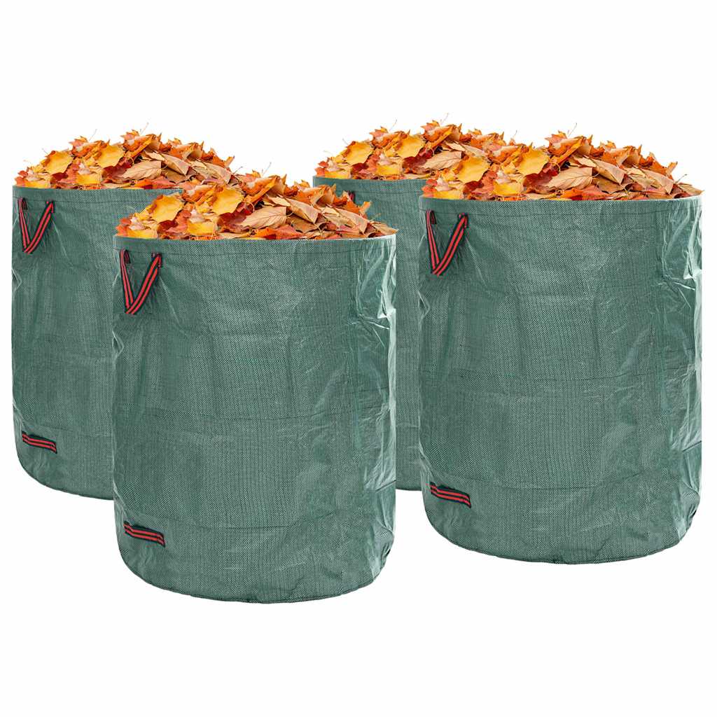 Garden Waste Bags 4 pcs Green 79 x 79 x 99.5 cm Polypropylene