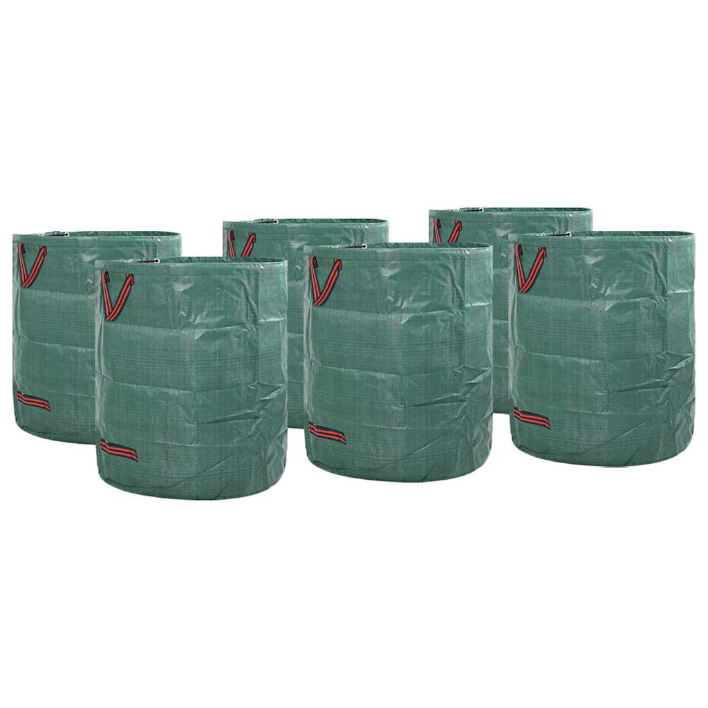 Garden Waste Bags 12 pcs Green 45 x 45 x 76 cm Polypropylene