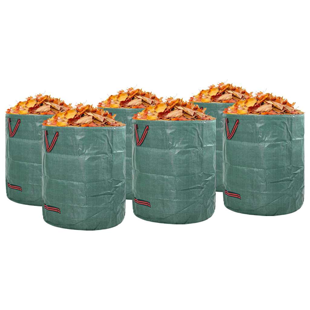 Garden Waste Bags 12 pcs Green 67 x 67 x 75.5 cm Polypropylene
