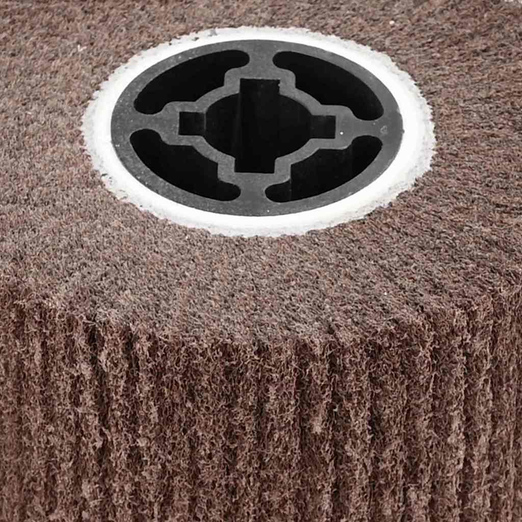 Sanding Rollers 3 pcs Brown 12 x 12 x 10 cm Synthetic Fibre