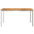 DiningTable Brown 150 x 90 x 75 cm Solid Acacia Wood