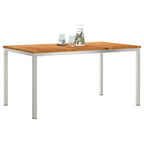 DiningTable Brown 150 x 90 x 75 cm Solid Teak Wood