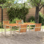 DiningTable Brown 180 x 90 x 75 cm Solid Acacia Wood