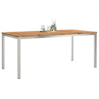 DiningTable Brown 180 x 90 x 75 cm Solid Acacia Wood