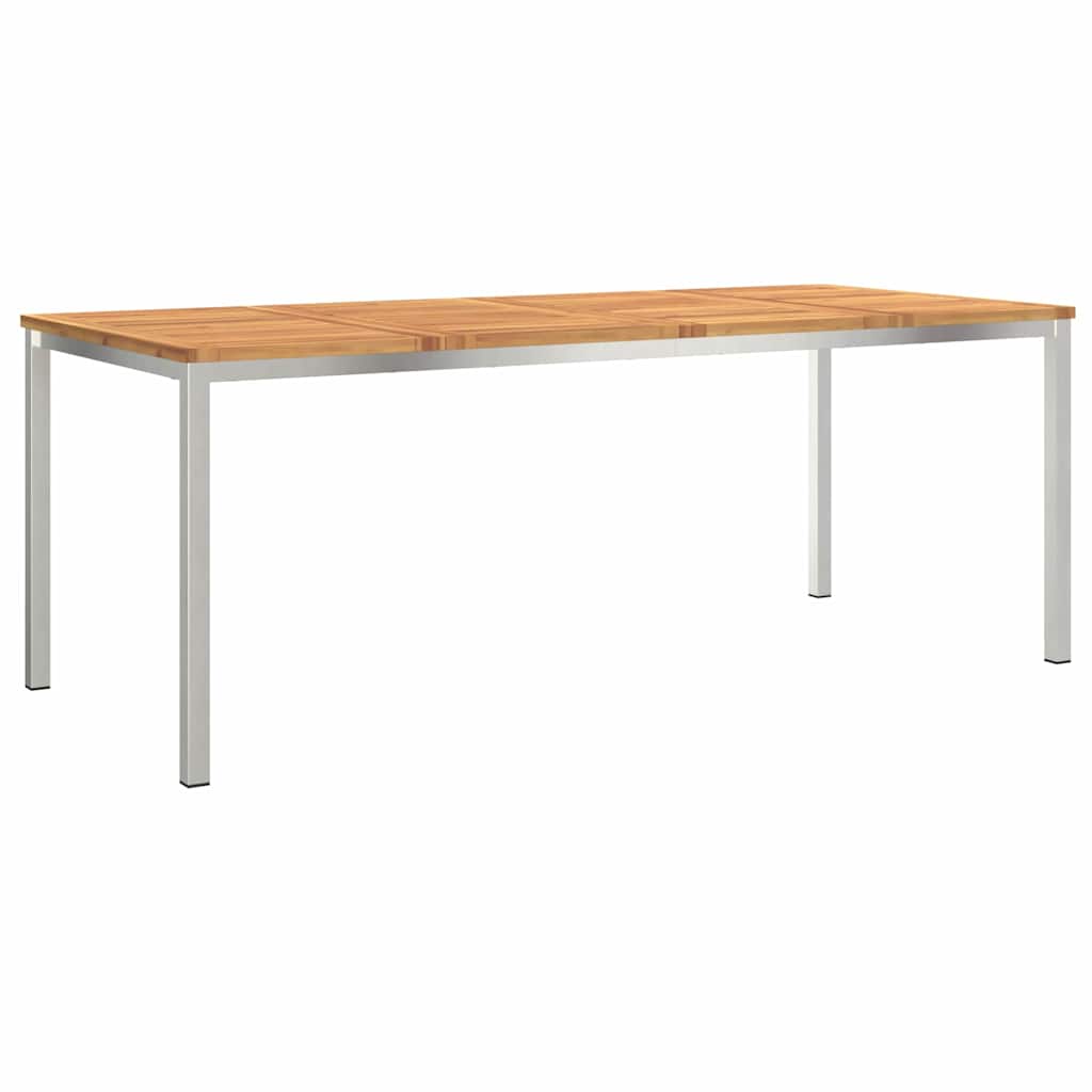 DiningTable Brown 200 x 90 x 75 cm Solid Acacia Wood