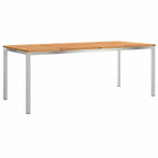 DiningTable Brown 200 x 90 x 75 cm Solid Acacia Wood