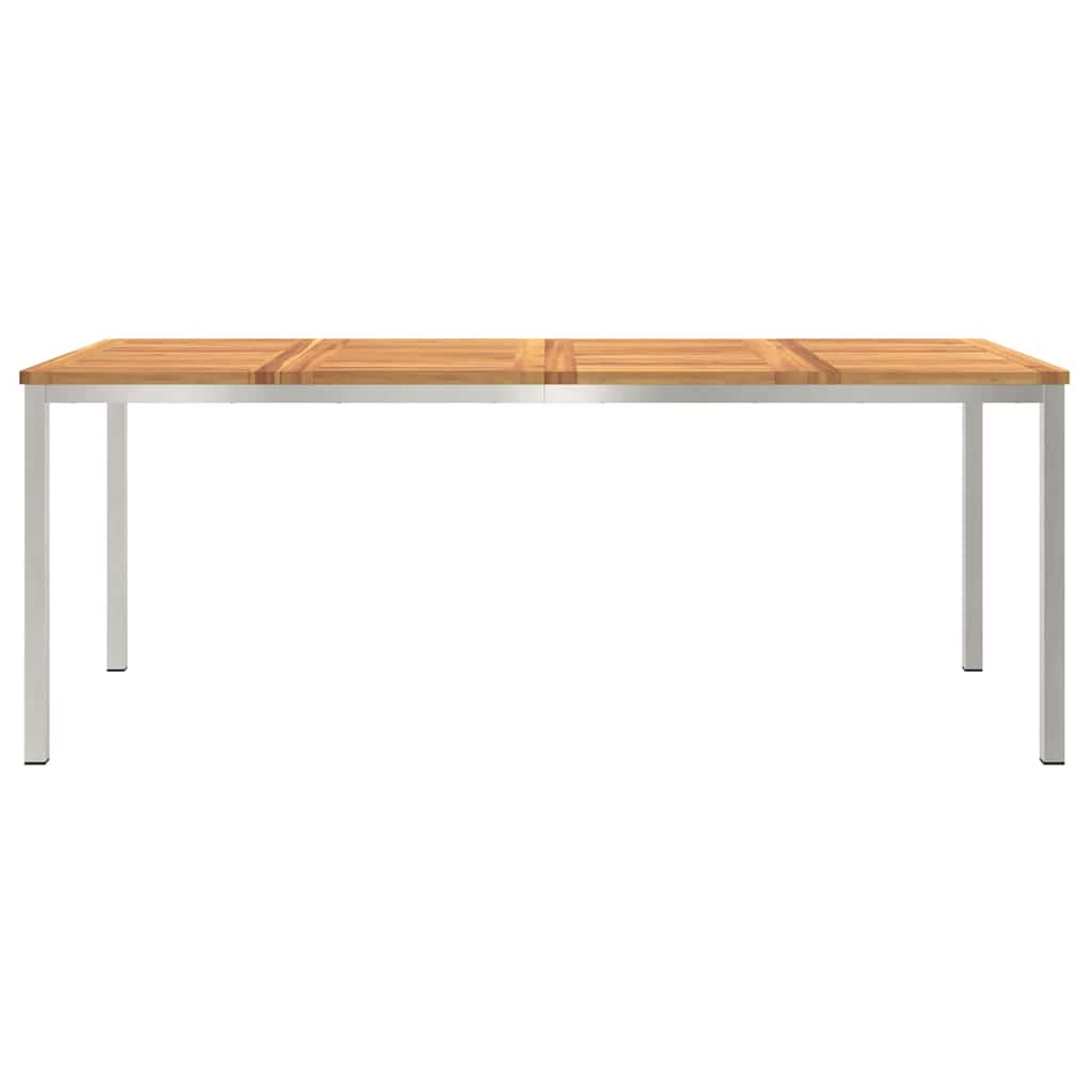 DiningTable Brown 200 x 90 x 75 cm Solid Acacia Wood