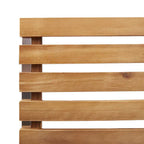 Garden Chair 4 pcs Oil Natural Solid Acacia Wood