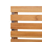 Garden Chair 2 pcs Oil Natural Solid Teak Wood