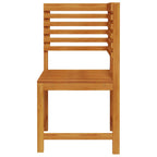 Garden Chair Brown 50 x 50 x 91cm Solid Acacia wood