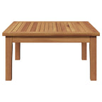 Garden Table Brown Solid Teak wood