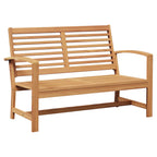 Bench Brown 110 x 65 x 76.5 cm Solid Teak Wood