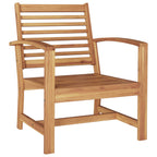 Chair 2 pcs Brown 65 x 60 x 76.5 cm Solid Teak Wood