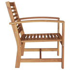 Chair 2 pcs Brown 65 x 60 x 76.5 cm Solid Teak Wood