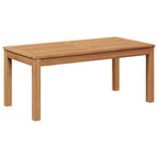 Table Brown 95 x 45 x 40 cm Solid Teak Wood