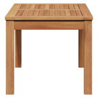 Table Brown 95 x 45 x 40 cm Solid Teak Wood